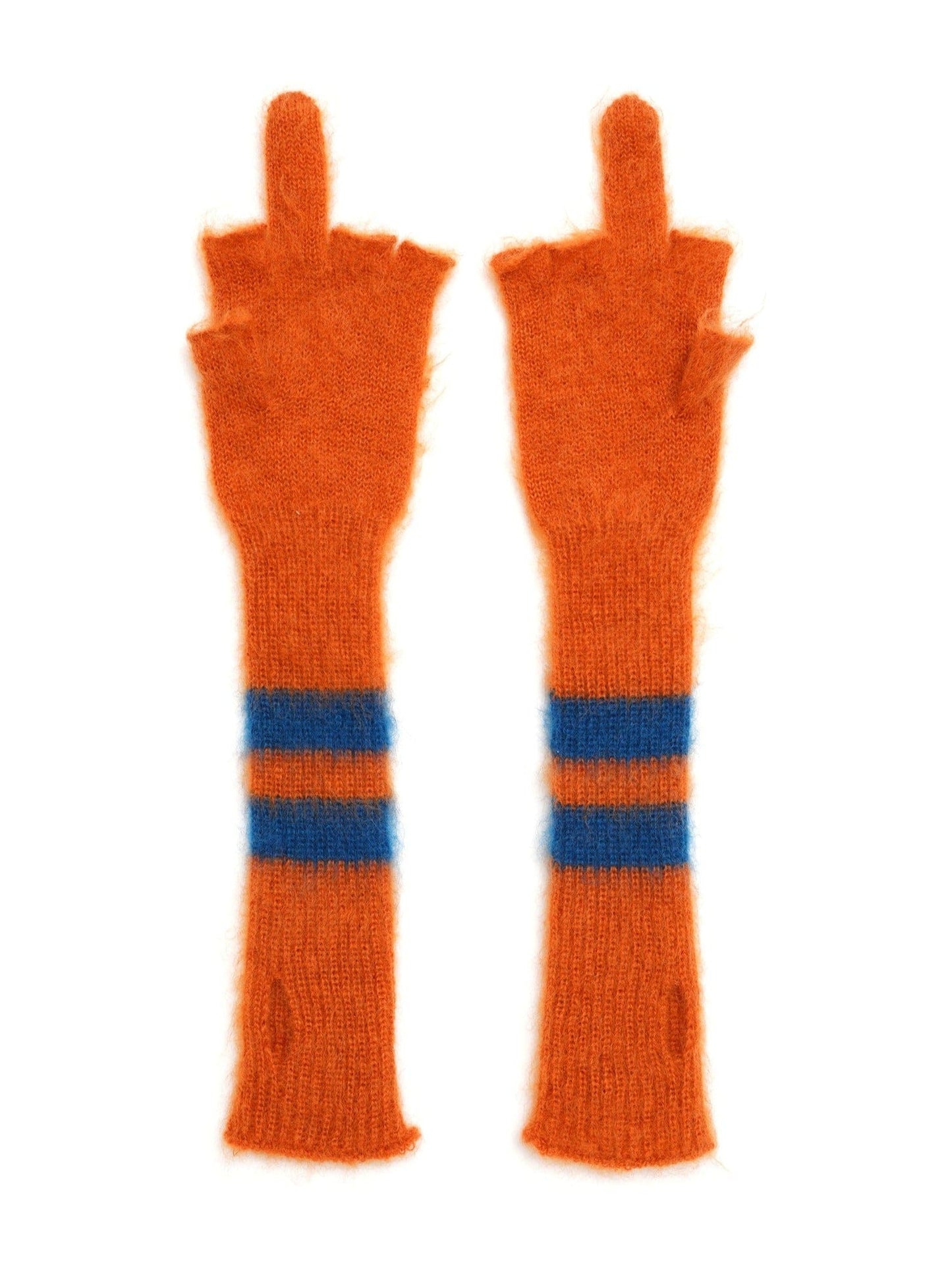 Fxxx Mohair Gloves Orange-Cognomen-APOC STORE