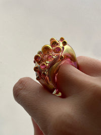 Gold Liquid Ring-Pia Glassworks-APOC STORE