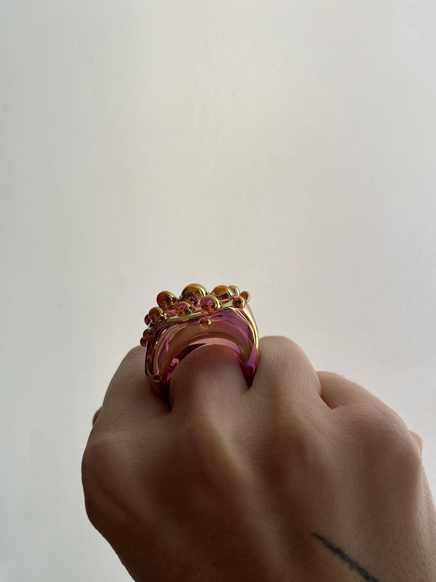 Gold Liquid Ring-Pia Glassworks-APOC STORE