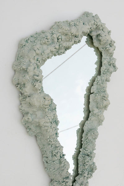 1 of 1 Botryoidal mirror green large-Elissa Lacoste-APOC STORE
