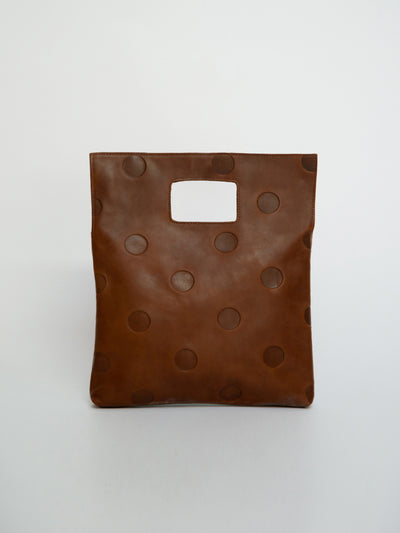 Gabrielle Bag Leather Brown Polka-EYLAND-APOC STORE