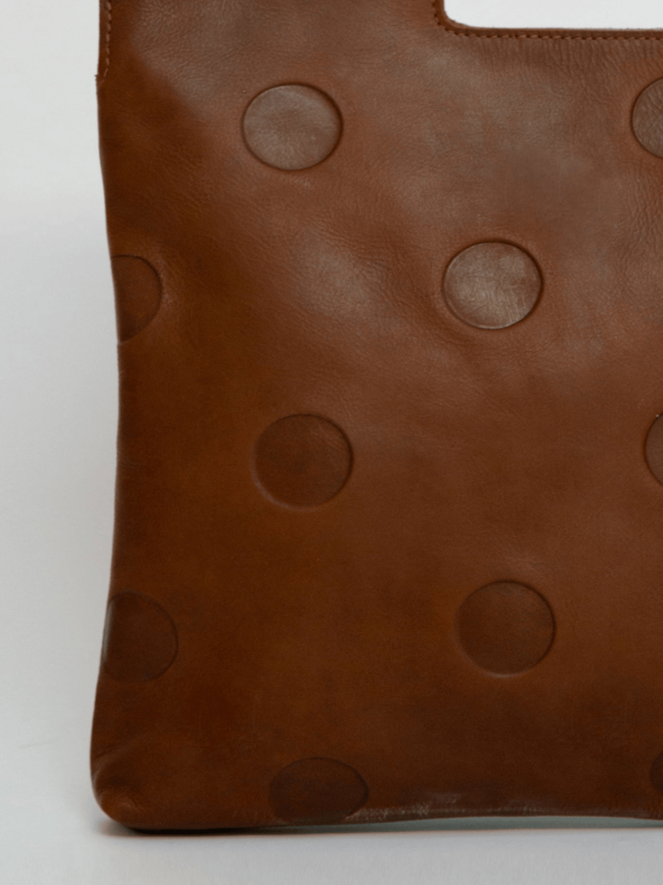 Gabrielle Bag Leather Brown Polka-EYLAND-APOC STORE