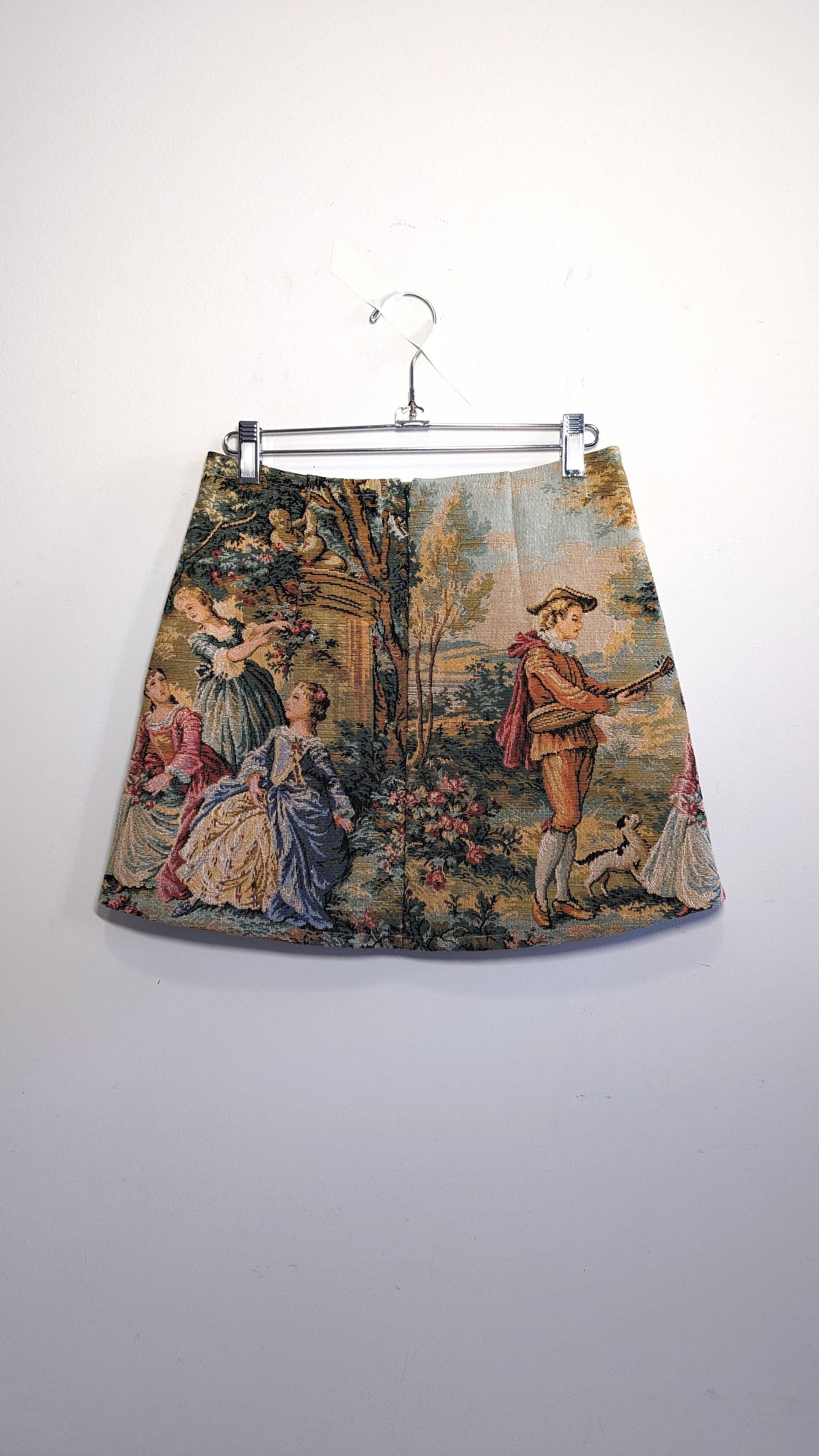 Garden Scene Tapestry Skirt-Kristin Mallison-APOC STORE