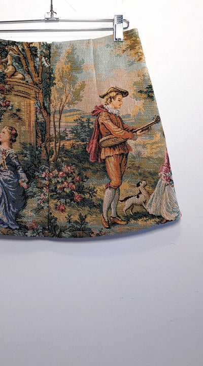 Garden Scene Tapestry Skirt-Kristin Mallison-APOC STORE