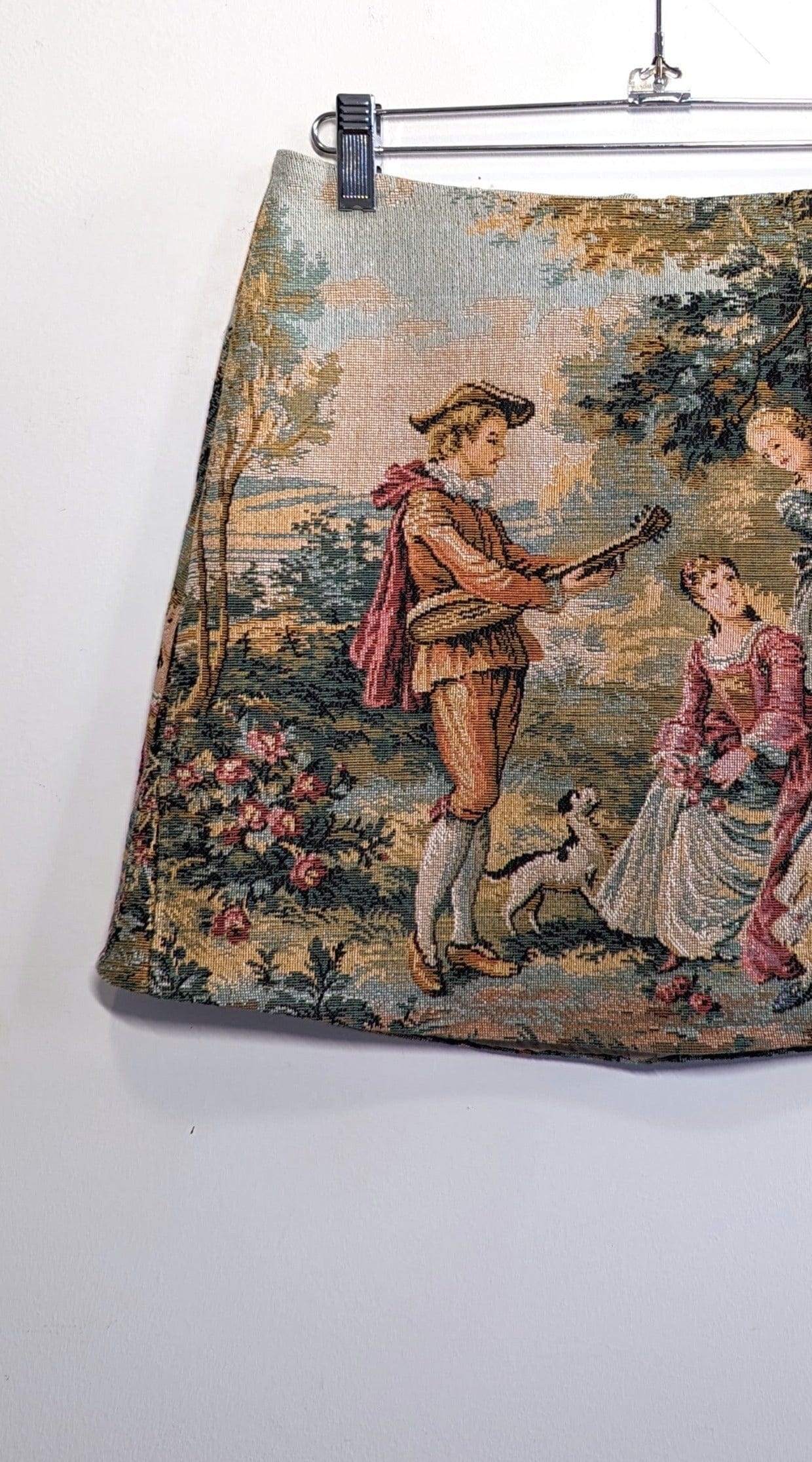Garden Scene Tapestry Skirt-Kristin Mallison-APOC STORE