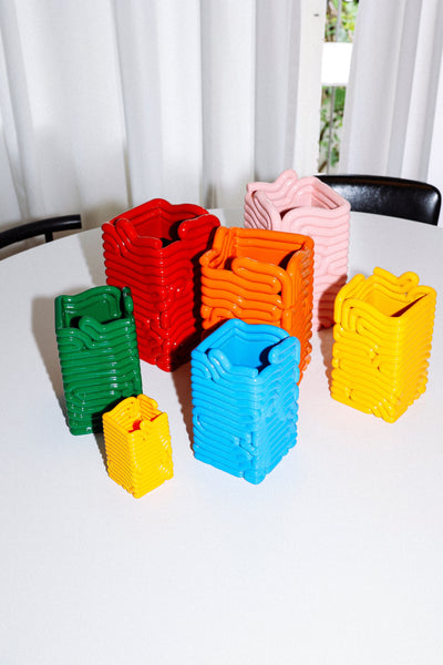 Noodle Vase Green-Gast Studio-APOC STORE