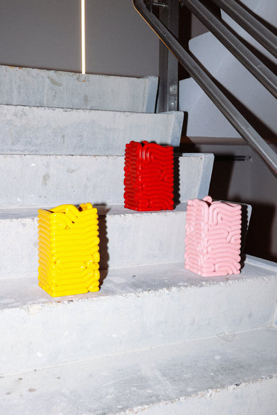 Noodle Vase Pink-Gast Studio-APOC STORE