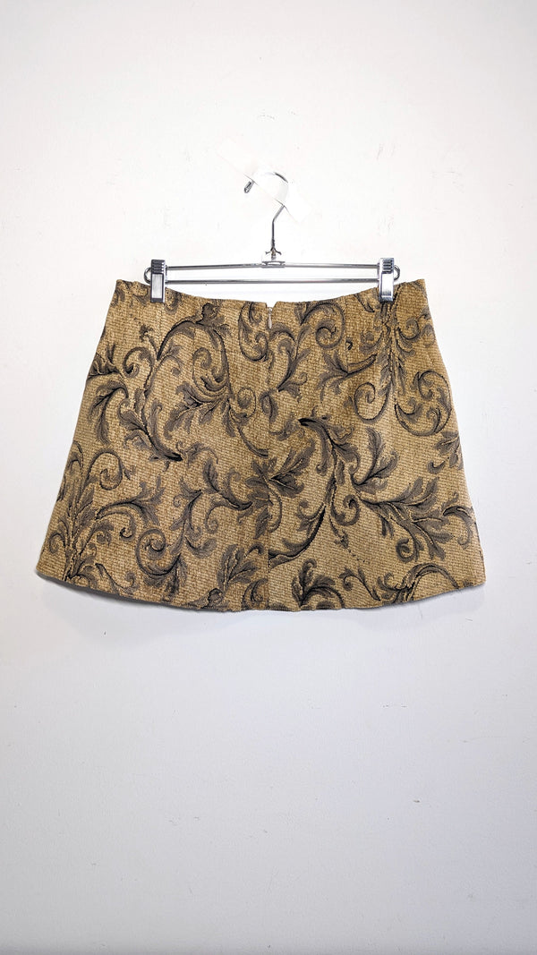 Gold Chenille Upholstery Skirt-Kristin Mallison-APOC STORE