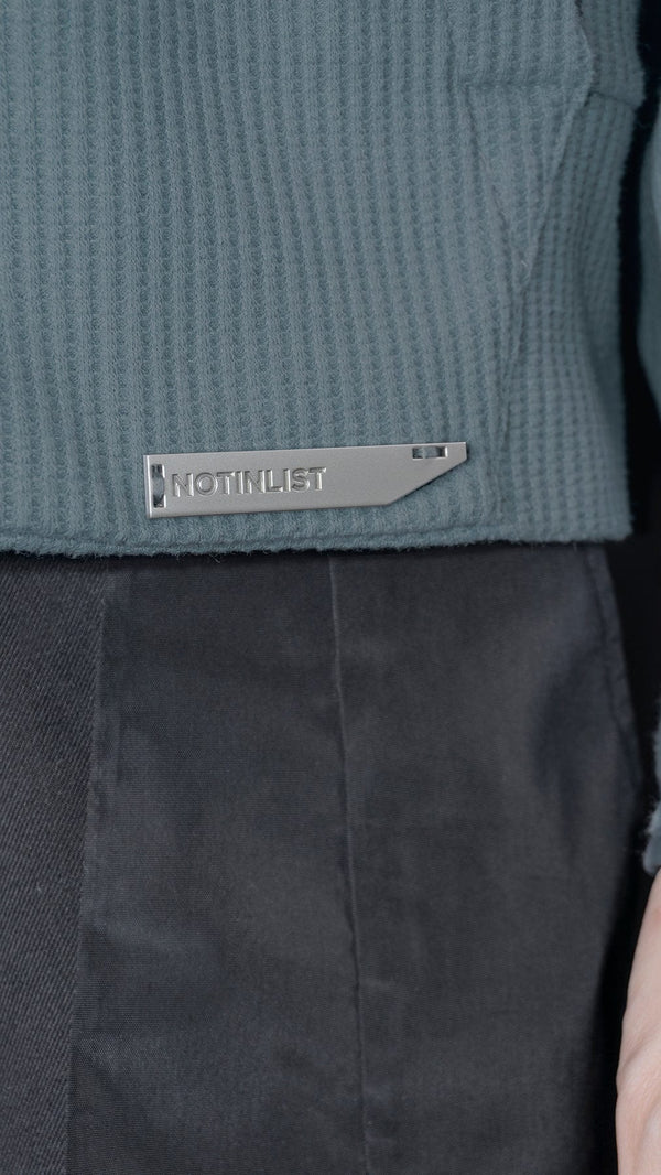 [HYBRID] Waffle Hoodie Tiffany-NOTINLIST-APOC STORE