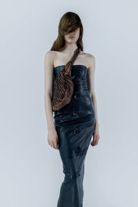 Brown Smocking Bag-Nensi Avetisian-APOC STORE