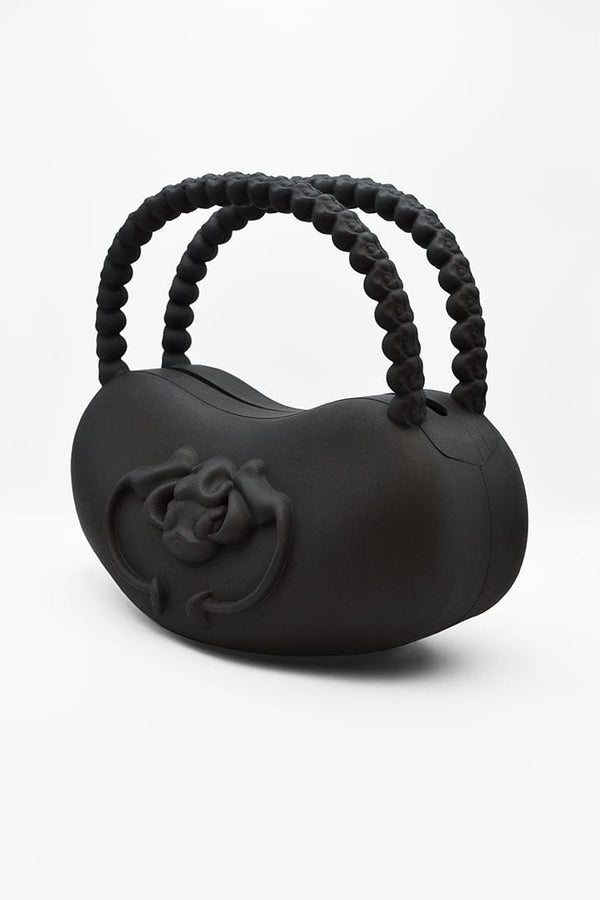 Charm Handle Bag Black-Gabrielle Rosenstein-APOC STORE