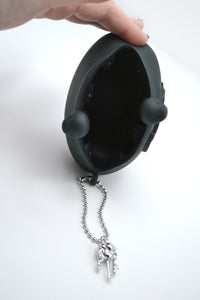 Mini Coin Purse Black-Gabrielle Rosenstein-APOC STORE