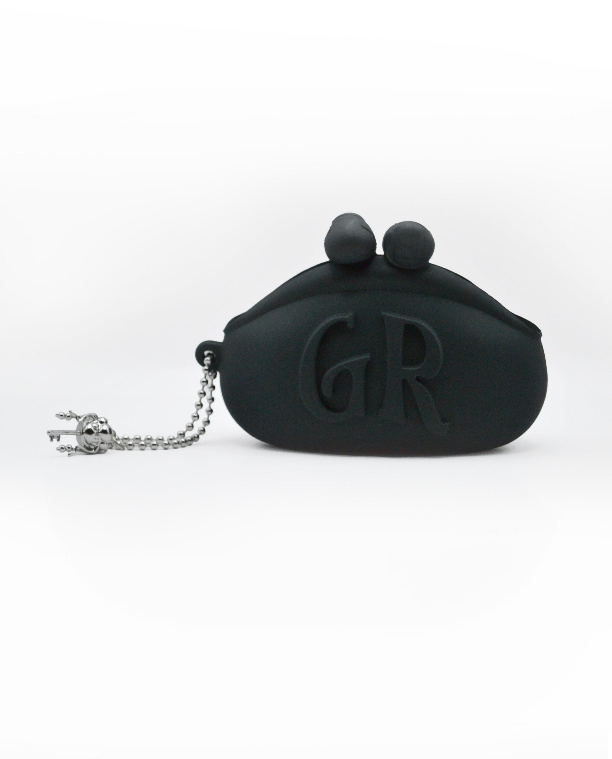 Mini Coin Purse Black-Gabrielle Rosenstein-APOC STORE