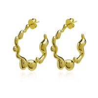 Puddle Play Earrings Gold-Hannah Jewett-APOC STORE