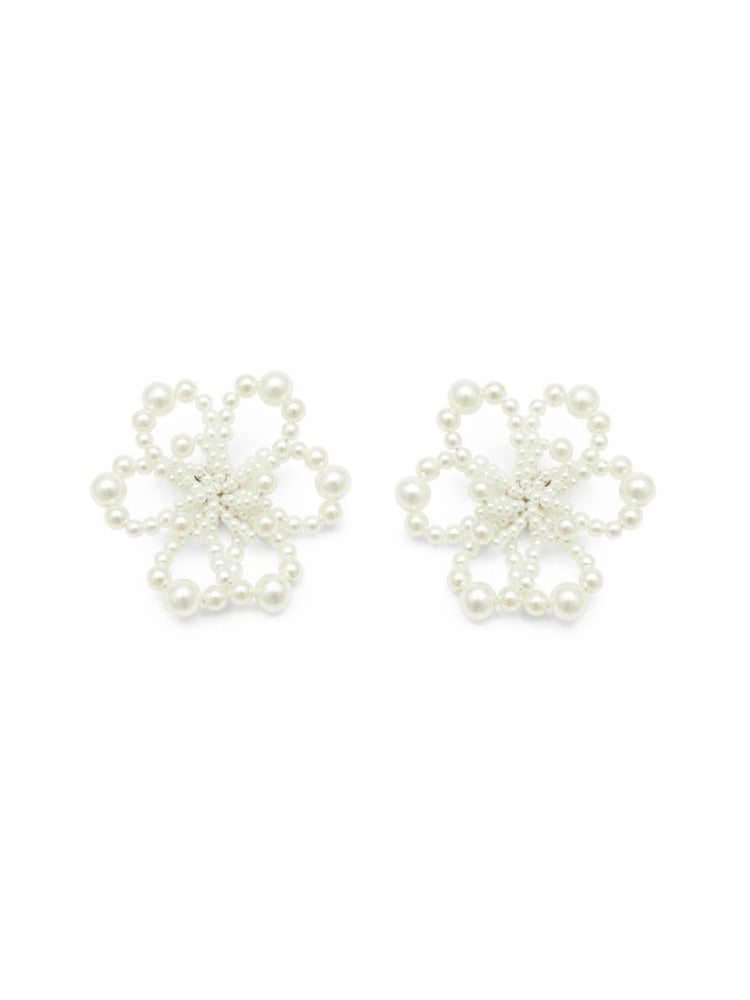 Holly Molly Mini Earrings - Pearl-1CONCEPT-APOC STORE