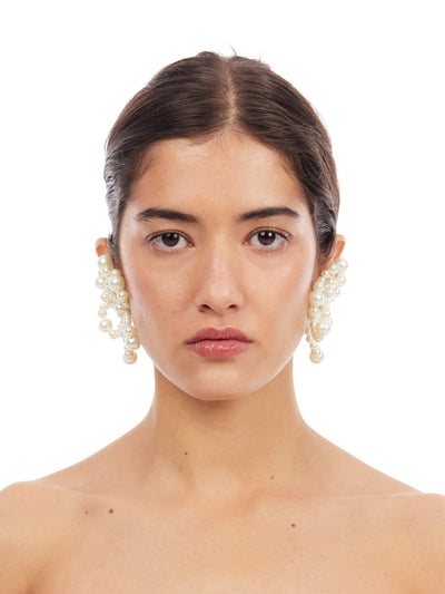 Holly Molly Mini Earrings - Pearl-1CONCEPT-APOC STORE