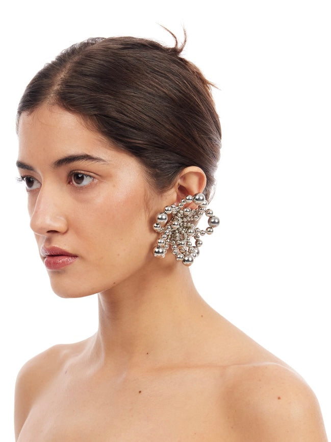 Holly Molly Mini Earrings - Silver-1CONCEPT-APOC STORE