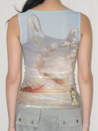 EMPATH x Gabrielle Rosenstein Horizon Mesh Tank-Gabrielle Rosenstein-APOC STORE