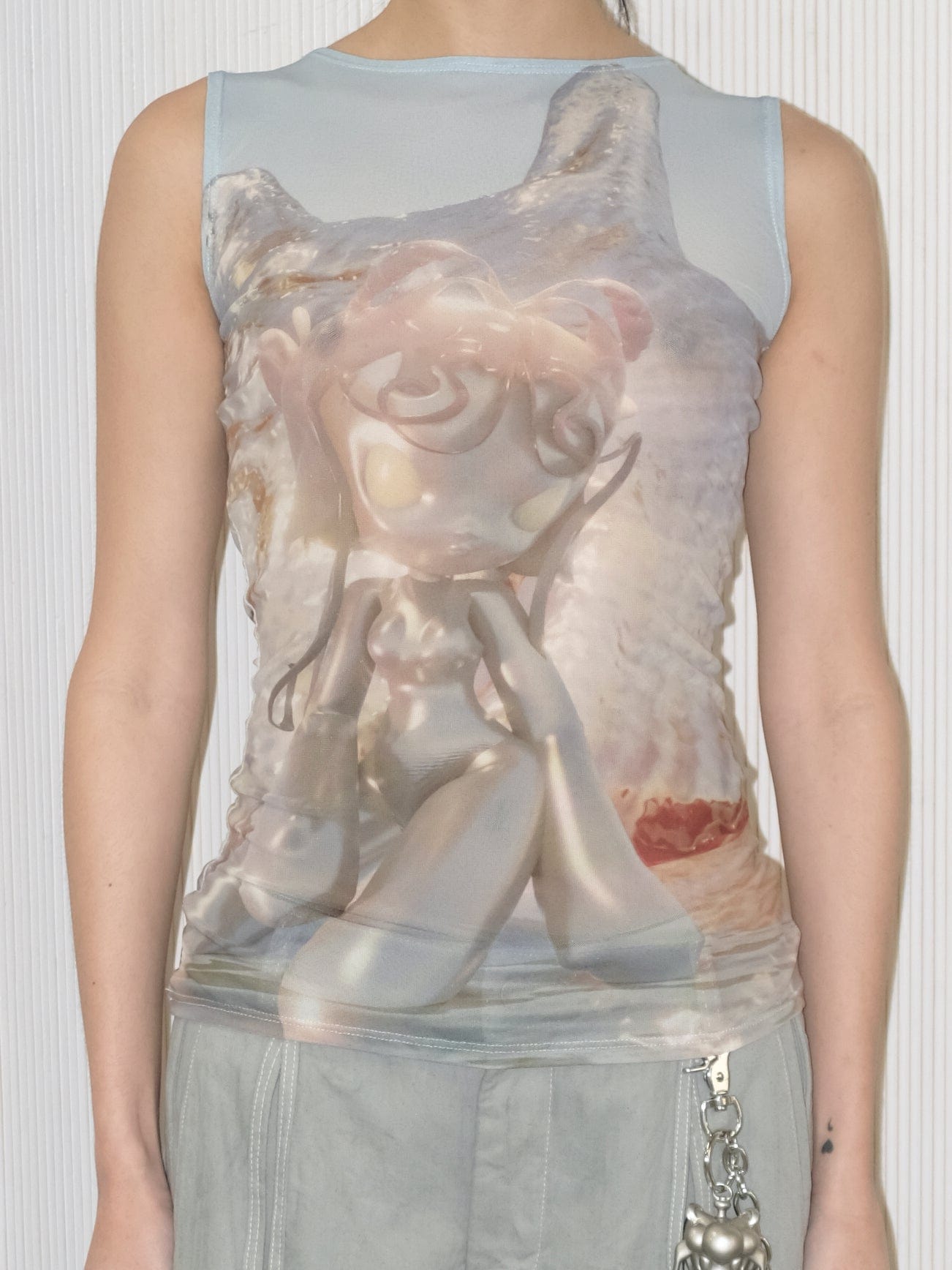 EMPATH x Gabrielle Rosenstein Horizon Mesh Tank-Gabrielle Rosenstein-APOC STORE