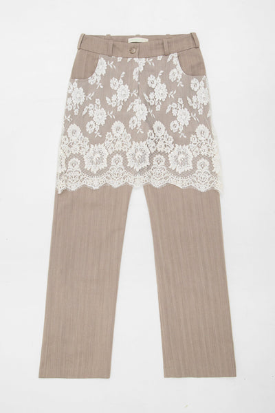 LACES SKIRT TROUSERS-GARBAGE CORE-APOC STORE