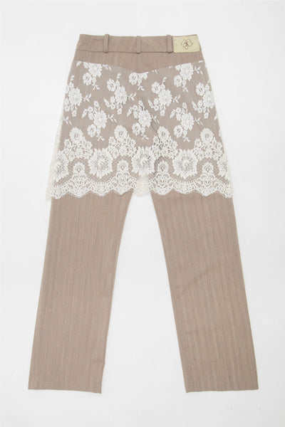 LACES SKIRT TROUSERS-GARBAGE CORE-APOC STORE