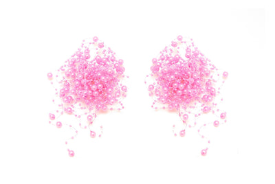 Bubble Bath Earrings - Pink-1CONCEPT-APOC STORE