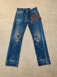 Studded Denim jeans #2-Hannah Creak-APOC STORE