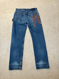 Studded Denim jeans #2-Hannah Creak-APOC STORE