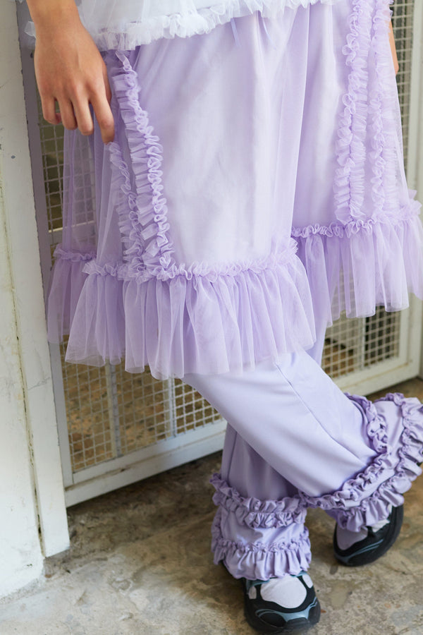 BANDING RUFFLE SHA SKIRT PURPLE-SAENGIN STUDIOS-APOC STORE