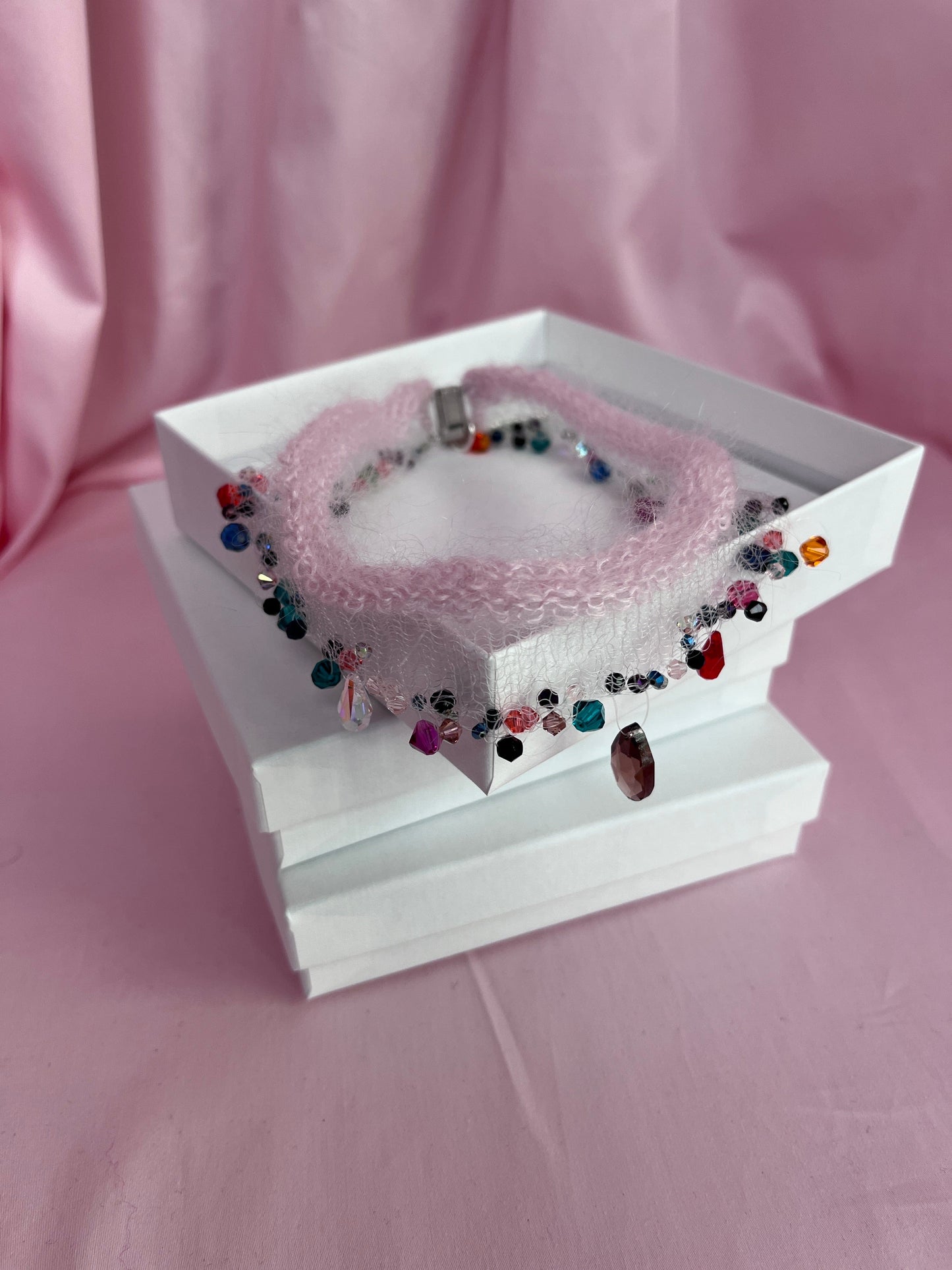 SEE THROUGH CHOKER PINK-Lou de Bètoly-APOC STORE