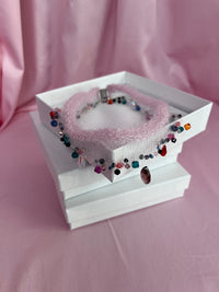 SEE THROUGH CHOKER PINK-Lou de Bètoly-APOC STORE