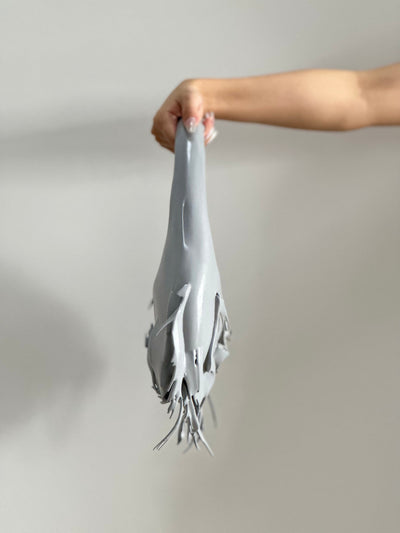 Gray Slim Shoulder Bag-GNASTIY-APOC STORE