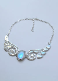 Iridescent Wing Necklace-Emma Pryde-APOC STORE