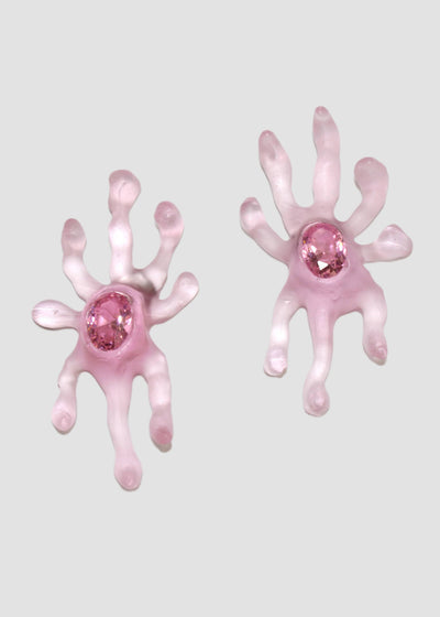 Pink Bug Earrings