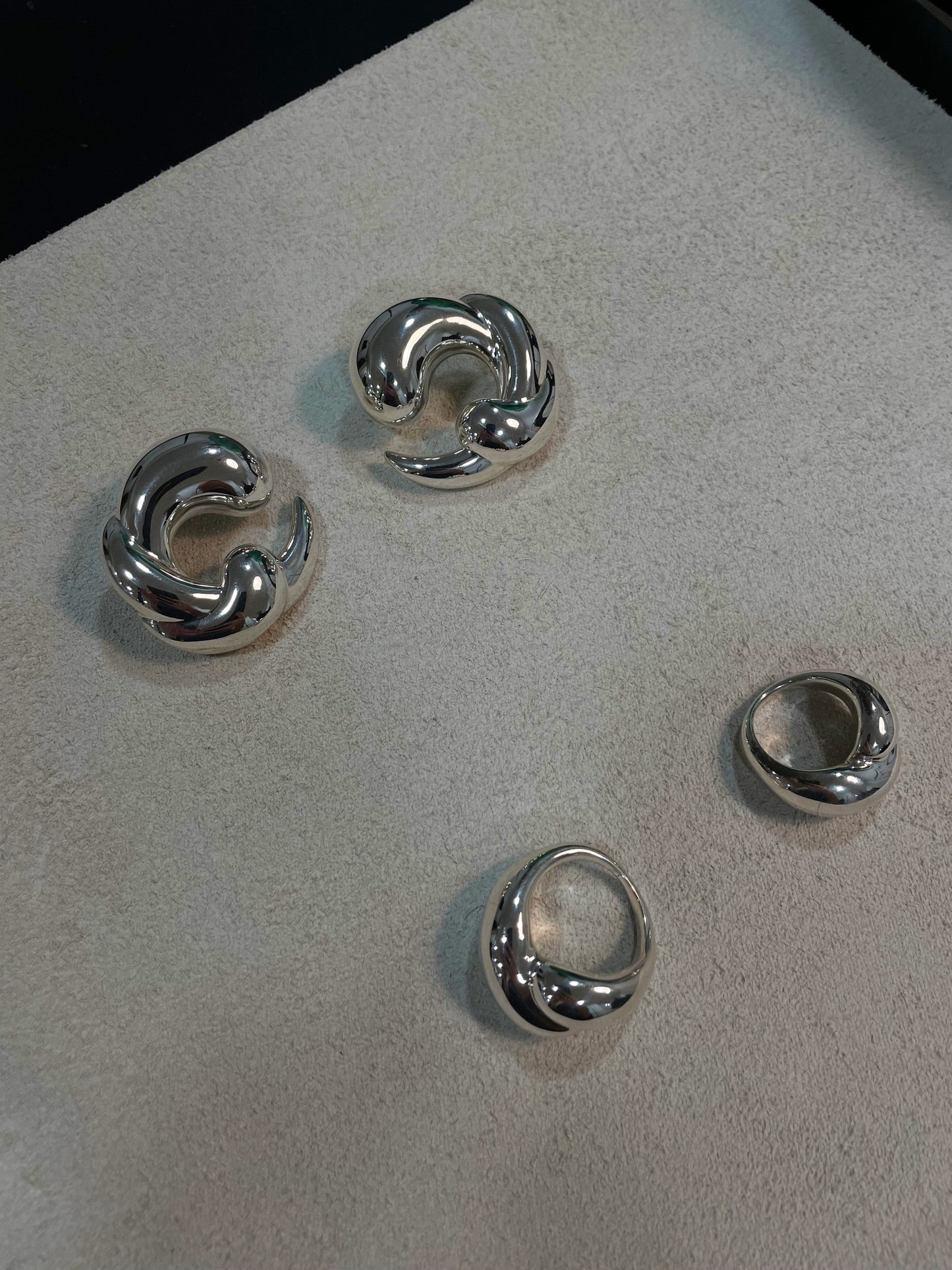 LARGE SERPENT HOOPS-Mōule Jewelry-APOC STORE