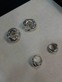 LARGE SERPENT HOOPS-Mōule Jewelry-APOC STORE