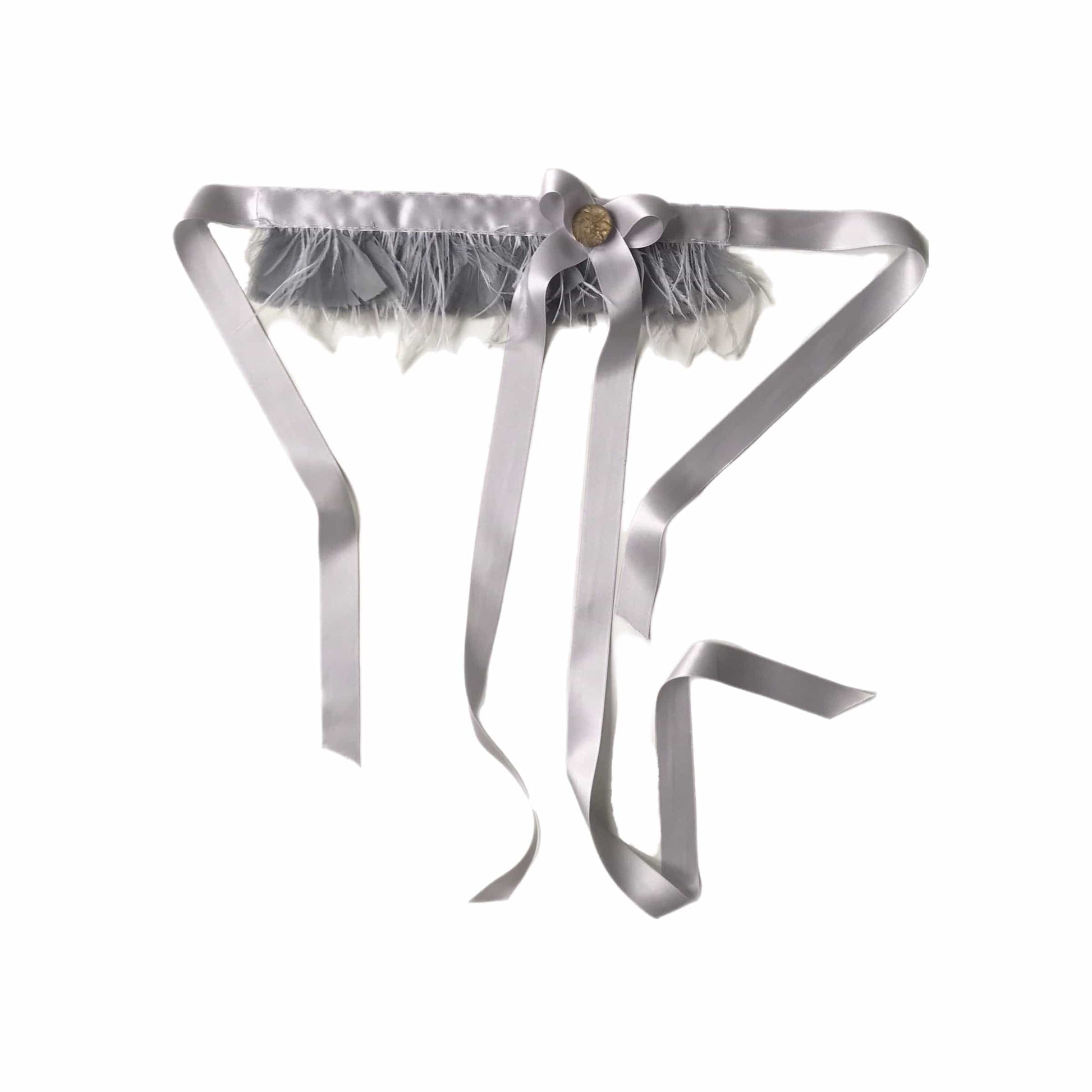 Silver Feathers Necktie-Polyhedron-APOC STORE