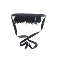 Black Feathers Necktie-Polyhedron-APOC STORE