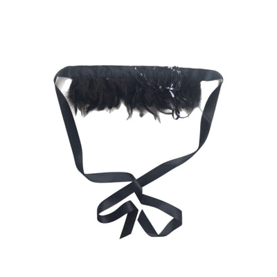 Black Feathers Necktie-Polyhedron-APOC STORE