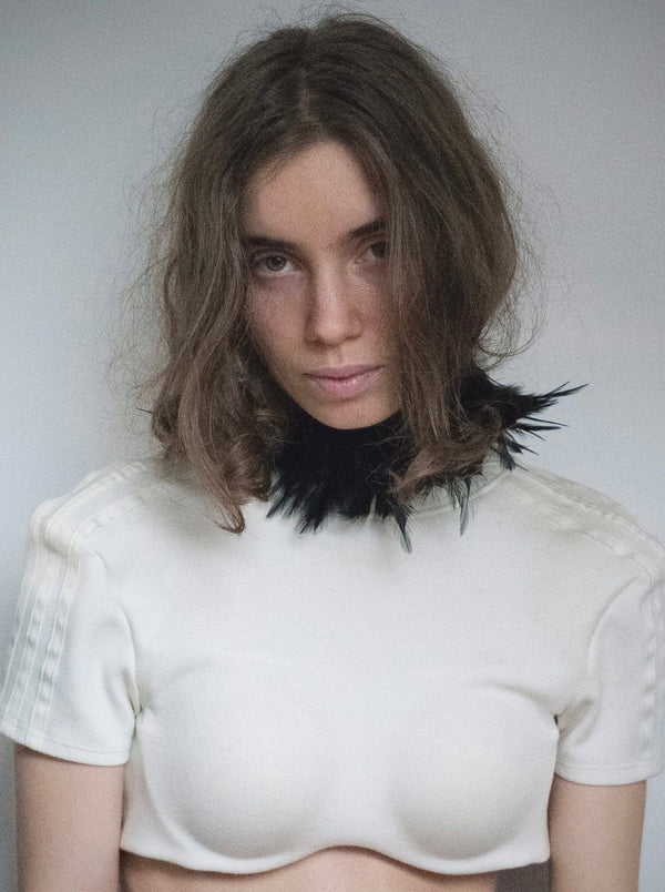 Black Feathers Necktie-Polyhedron-APOC STORE