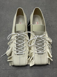 FRILL FLAT (CREAM)-Gyouree Kim-APOC STORE