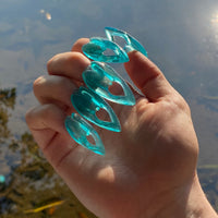 Love Nails Blue Set of 14-Texto Dallas-APOC STORE