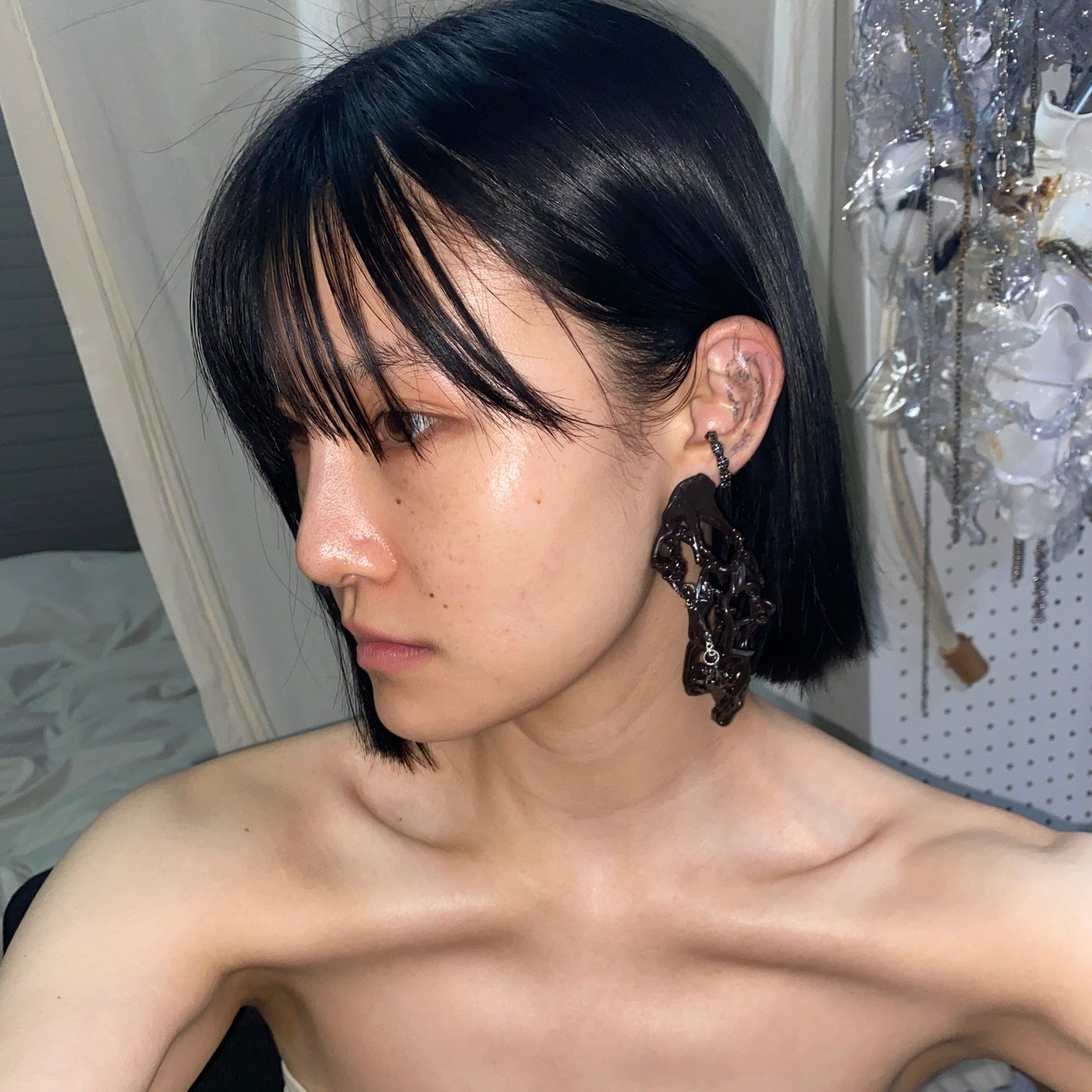 V me5 earring-VACSOM-APOC STORE