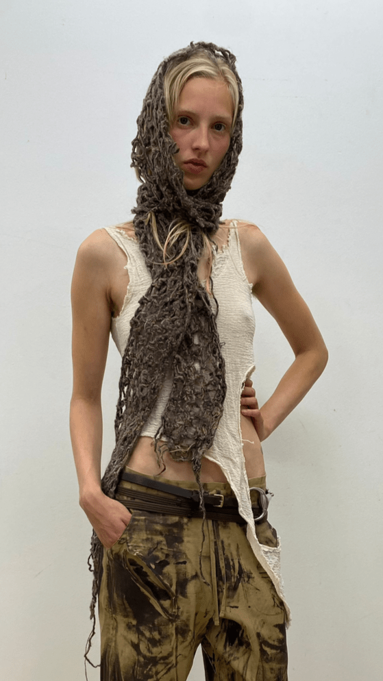 LOLIGO HOODED SCARF-Solitude Studios-APOC STORE