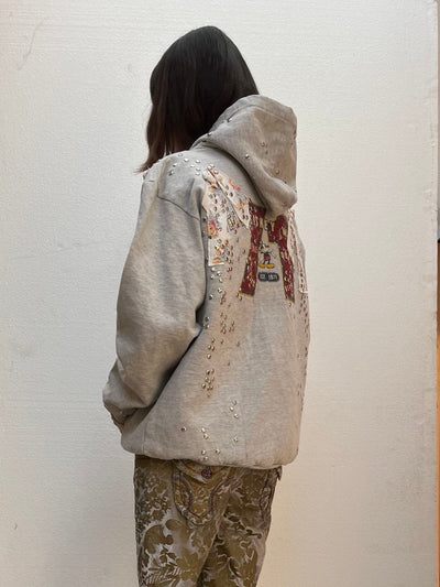 Studded Hoodie-Hannah Creak-APOC STORE