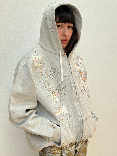 Studded Hoodie-Hannah Creak-APOC STORE