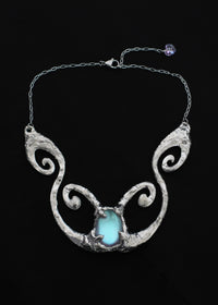 Iridescent Spiral Necklace-Emma Pryde-APOC STORE