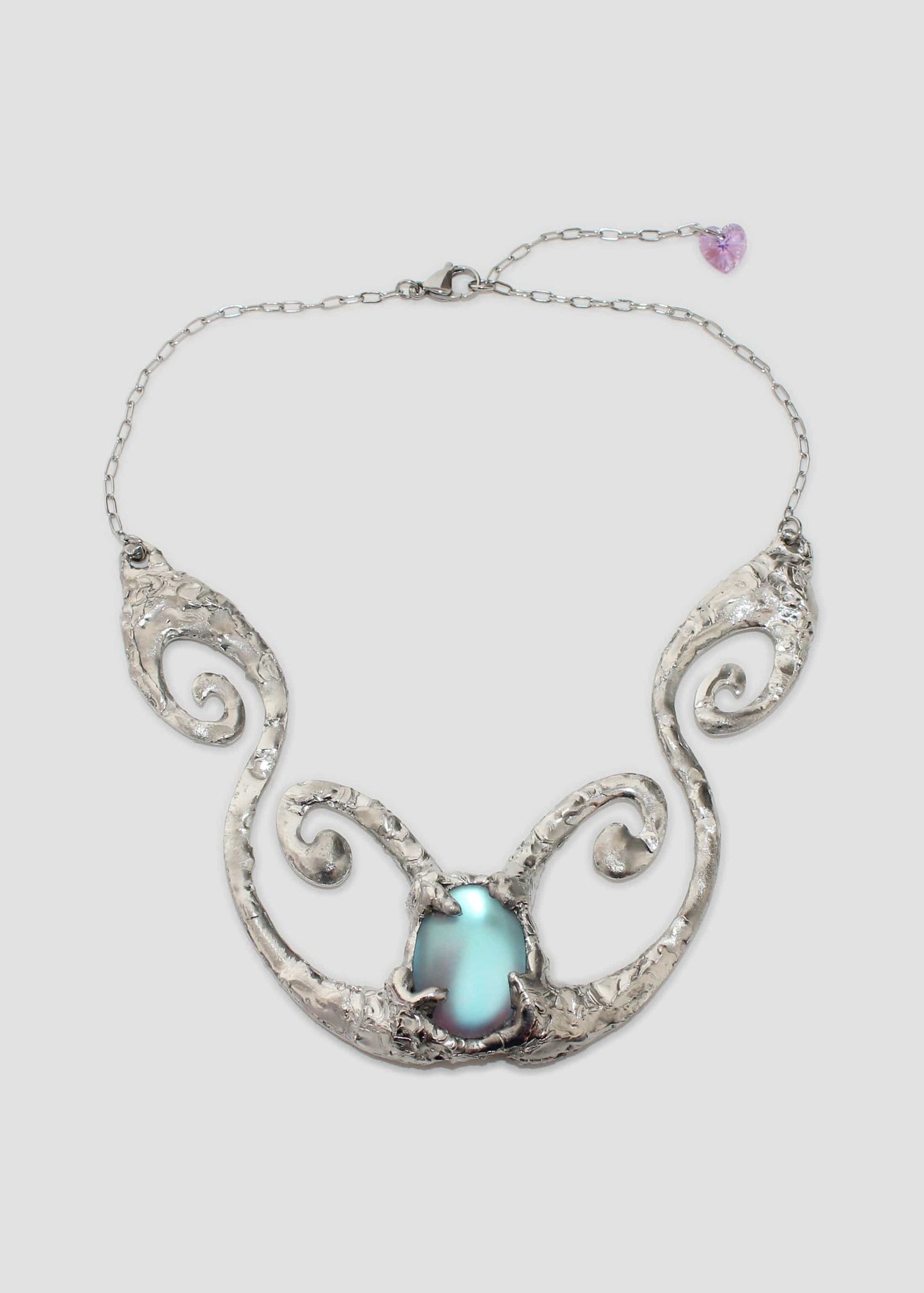 Iridescent Spiral Necklace-Emma Pryde-APOC STORE