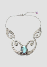 Iridescent Spiral Necklace-Emma Pryde-APOC STORE