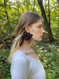 Set of Two Bat Flower Earrings-Baggira-APOC STORE